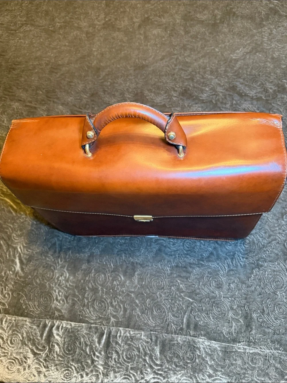 pratesi firenze vintage briefcase Classic Leather Briefcase - Brown from 1959